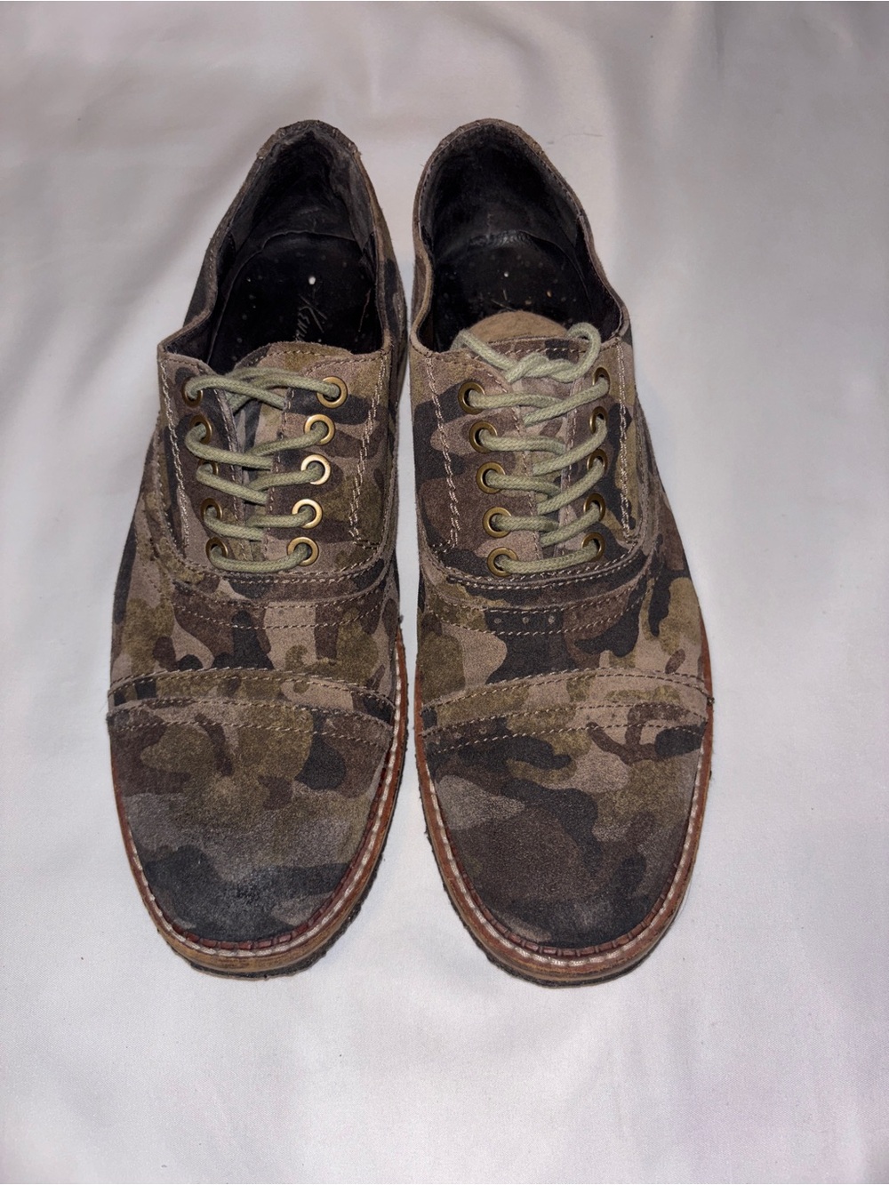 Kenneth Cole Men's Camouflage Lace-Up Casual Shoes Size 8.5